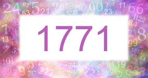 1771 significado espiritual|Anjo Número 1771, Significado Espiritual .